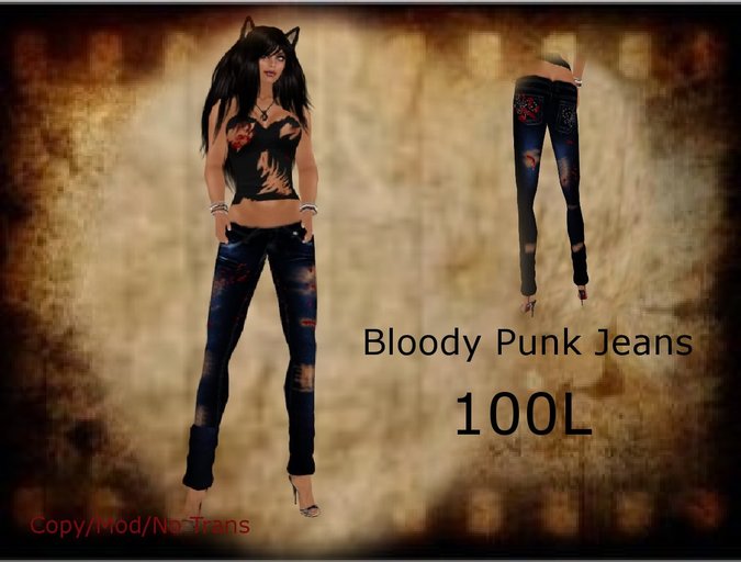 Bloody Punk Jeans