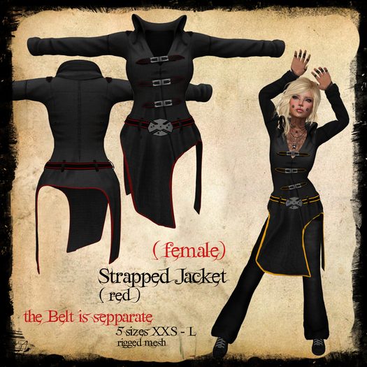 ::Chaly's:: Strapped Jacket (female) red