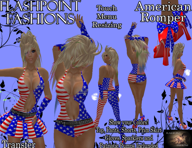 American Romper *July 4th Costume*