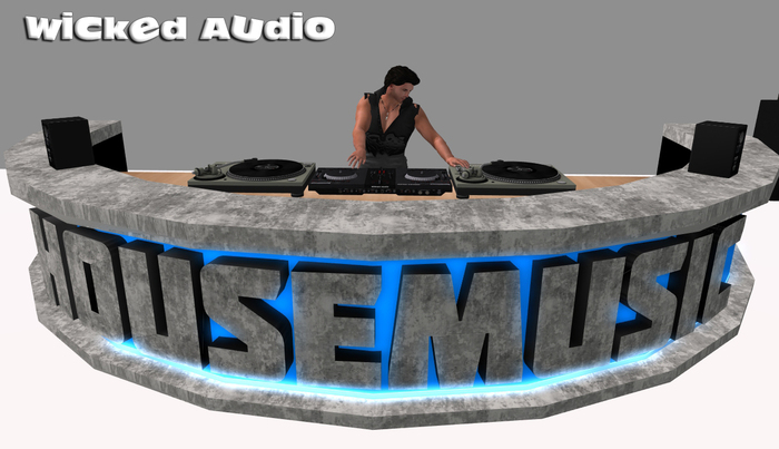Wicked Audio Blue Arc Large DJ Booth