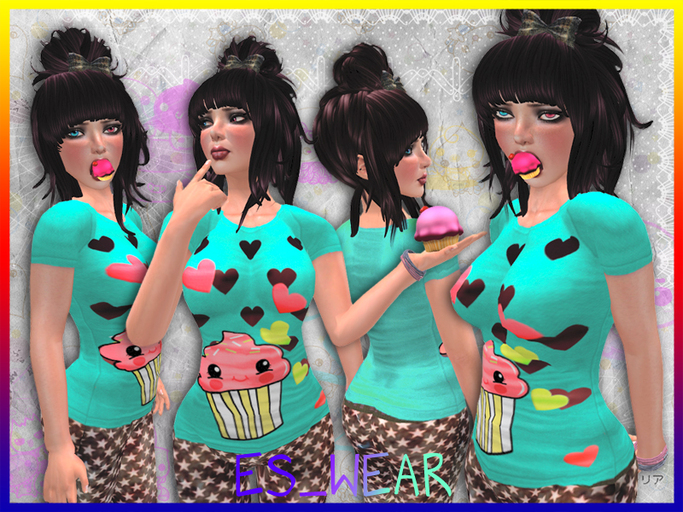 ESW_KawaiiT-Shirt teal
