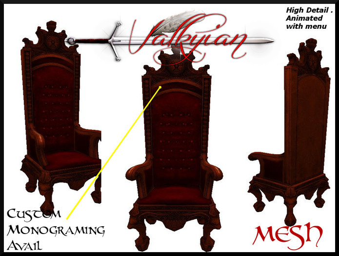 ~Valkyrian~Monarchs Throne set
