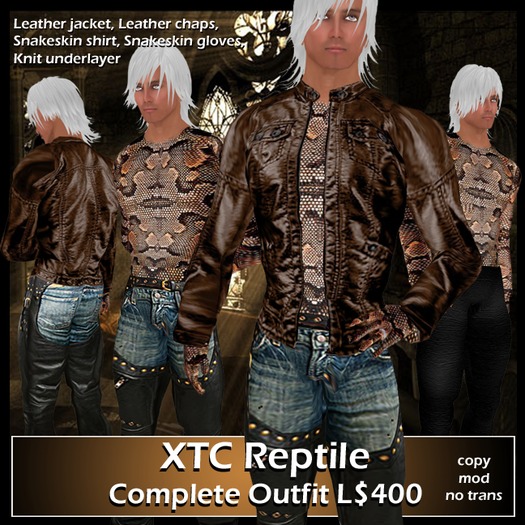 XTC Reptile Leather Outfit