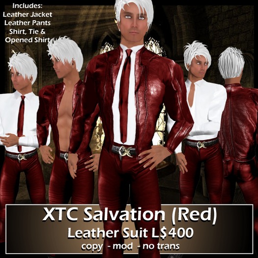 XTC Salvation Leather Outfit (Red)