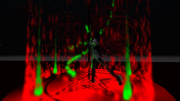 Evil pole Dance
