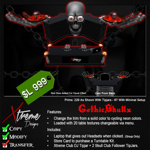 ♪ ♫ ♬ DJ Booth ♬ ♫ ♪ -Gothic Skullz- Gothic Skulls
