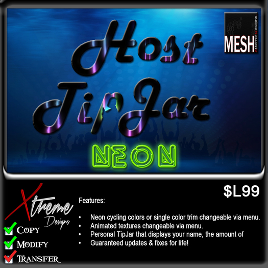 Host TipJar -Neon- v1.0 [BAG]