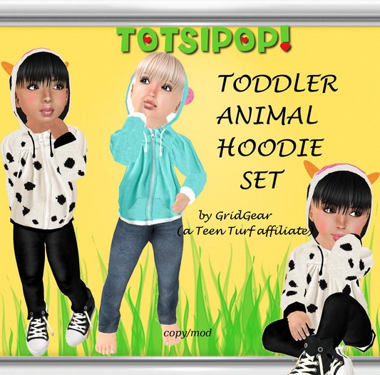 TOTSIPOP! Animal Hoodie Set for Toddlers