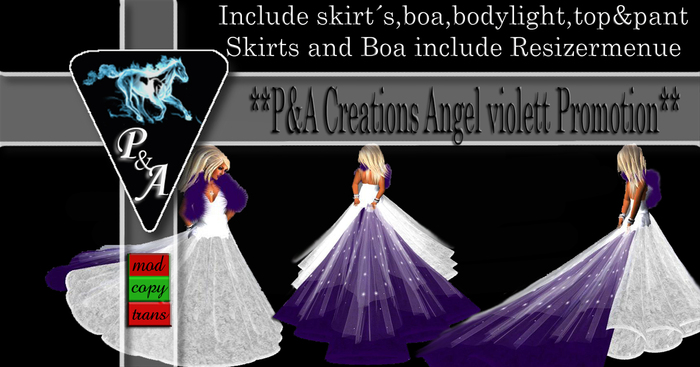**P&A Creations Angel  violette promo**