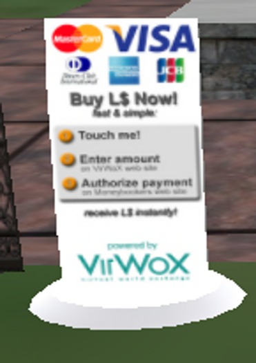 CreditCard L$ Shop