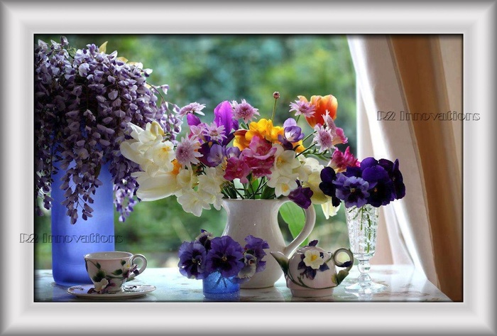 Spring Display Framed Wall Art