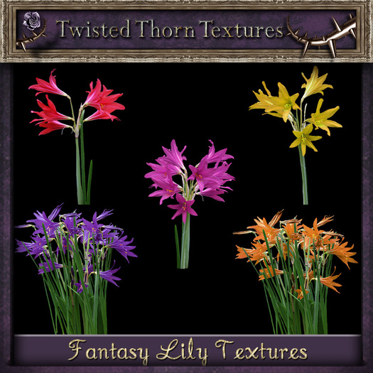 ~TTT~ Fantasy Lillies Set 1