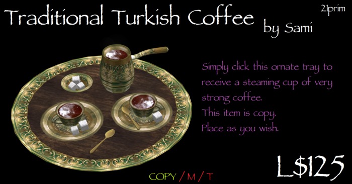 Turkish coffee by Sami