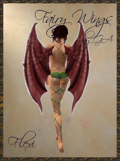 *Goddess* Red Dragon Wings