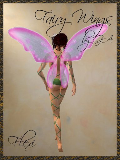 *Goddess* Pink Tinkerbell Wings