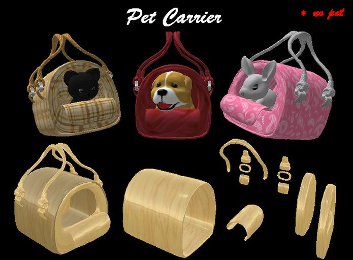 *Diesel Magic* bag / Pet Carrier sculpted maps