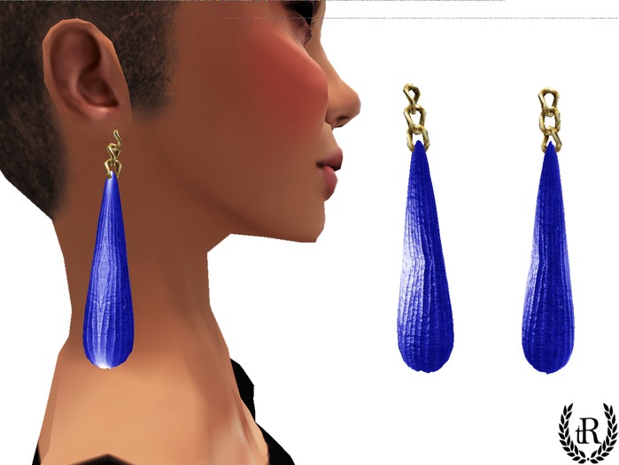 The Rove - Heather earrings  blue