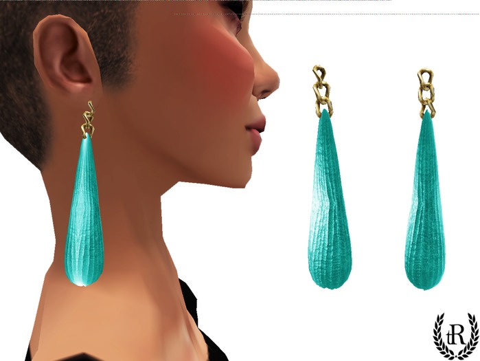 The Rove - Heather earrings mint blue