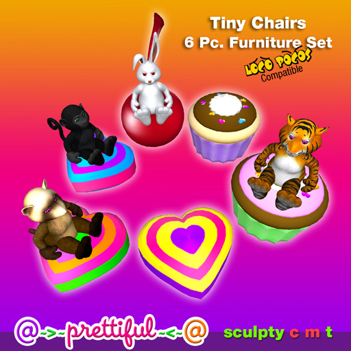 @~>~ PrettiFuL ~<~@ Tiny Chairs [ Loco Pocos edition ]