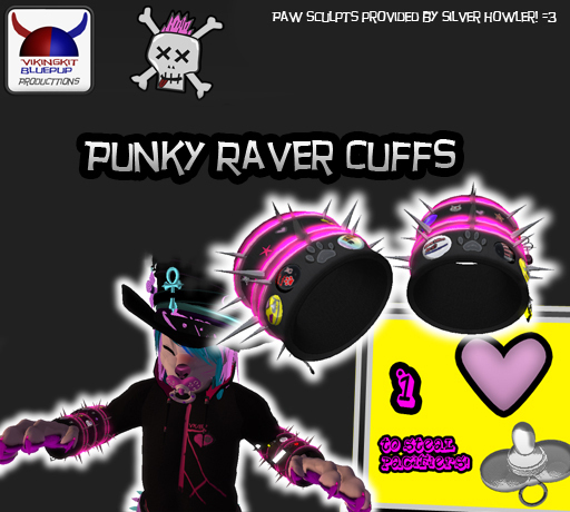 ~VKBp~ Punky Raver Cuffs/armbands [R4S] - 2013