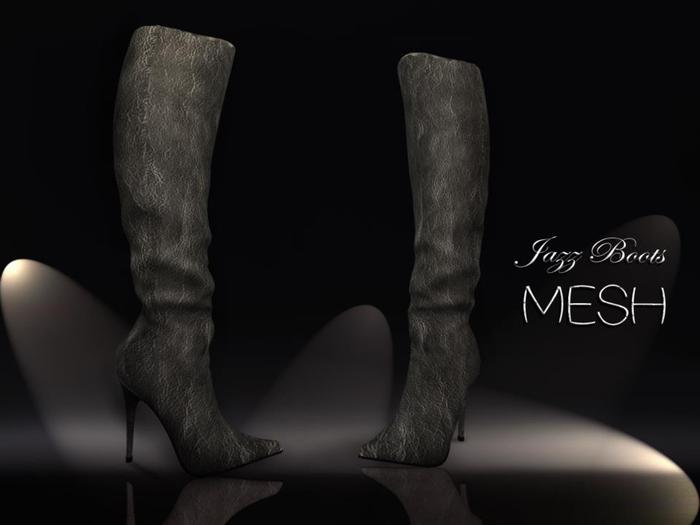 .::[NerdMonkey*Clothes]::. [Jazz boots black]::. 