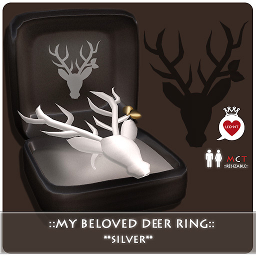 ::LEO-NT:: My beloved Deer -Ring- [silver]