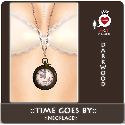 ::LEO-NT:: Time goes by -Necklace- [darkwood]