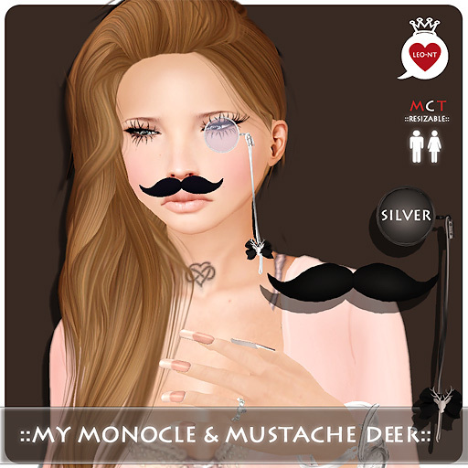 ::LEO-NT:: My Monocle [Deer] <3 -silver-