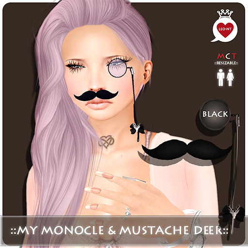 ::LEO-NT:: My Monocle [Deer] <3 -black-
