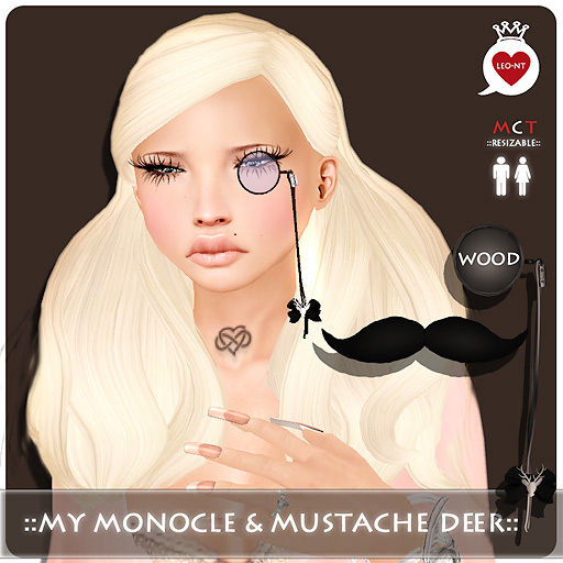 ::LEO-NT:: My Monocle [Deer] <3 -wood-