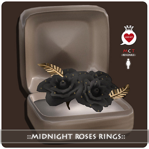 ::LEO-NT:: Midnight Roses ~Rings