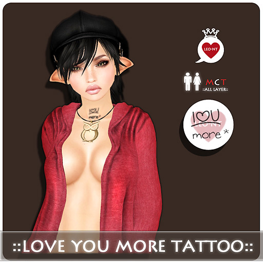 ::LEO-NT:: LOVE U MORE Tattoo <3