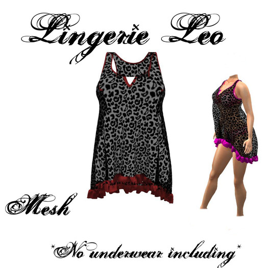 Lingerie leo red