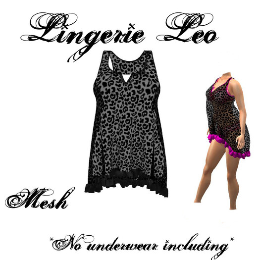 Lingerie leo black