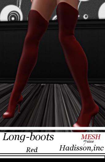 LONG-BOOTS RED,HADISSON,NC