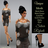 **SD** Silver Rafaeli Dress Platform Pumps RGB BSM