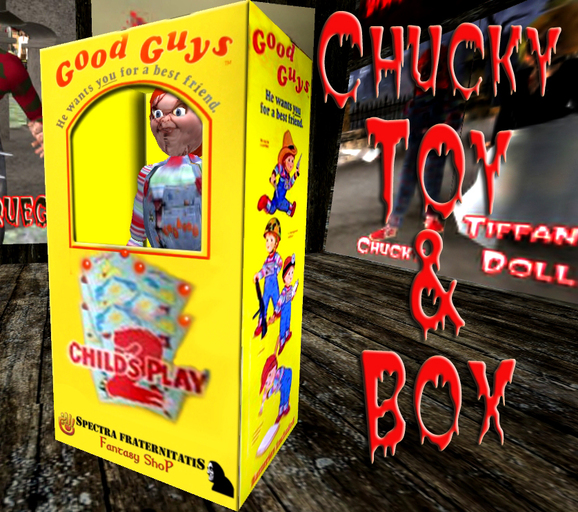 Chucky Toy & Box, decor accessories