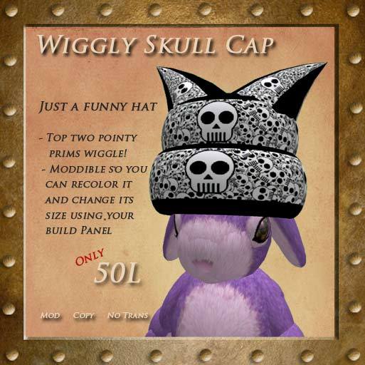 Wiggly Skull Hat