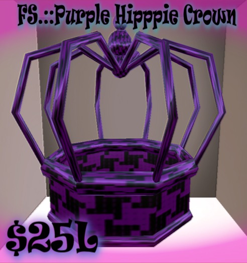 .::FS::. Purple Hippie Crown (boxed)