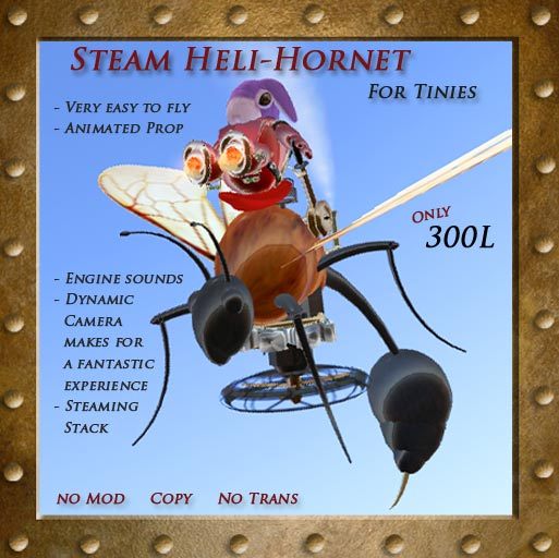 Box: Steam Heli-Hornet by Steam Kitten