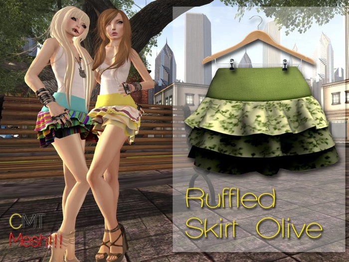 .::[NerdMonkey] - [Ruffled Skirt floral]::.