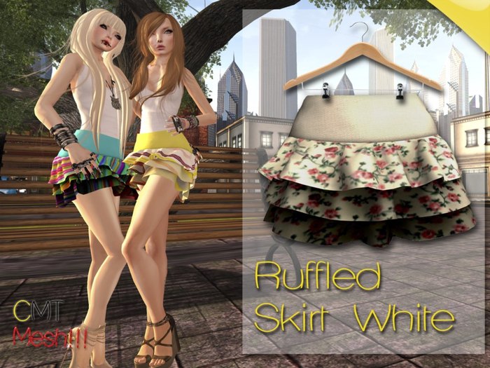 .::[NerdMonkey] - [Ruffled Skirt floral]::.