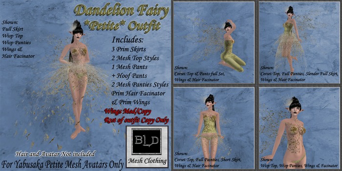 ~BLD~ Dandelion Fairy Outfit