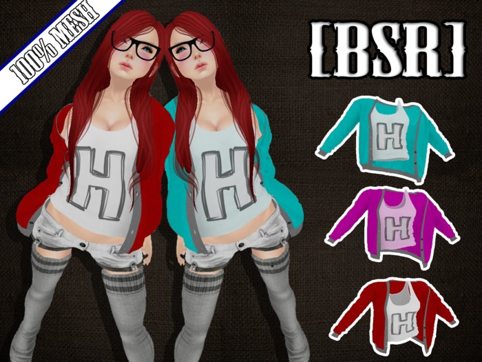 Ladies- Off Shoulder Sweater w/Tank FatPack[BSR]