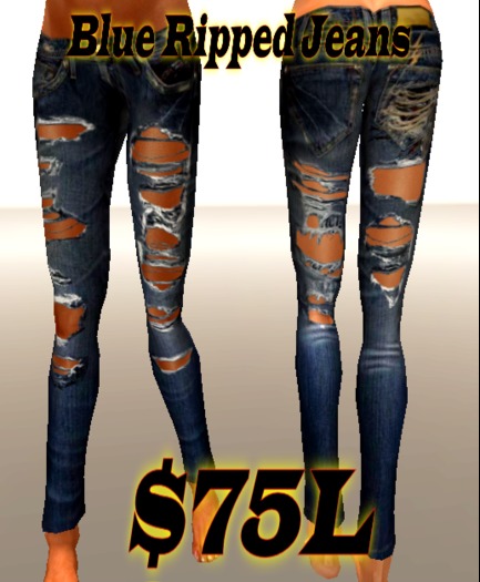 .::FS::. blue ripped jeans 