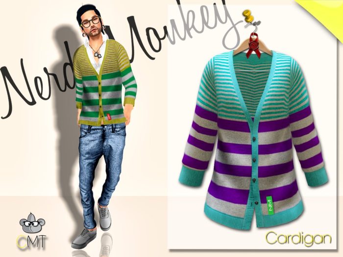 .::[NerdMonkey] [Male Cardigan]::.