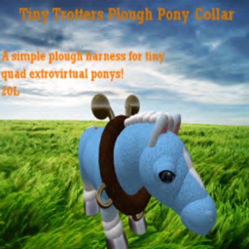 Tiny Trotters plough  pony collar