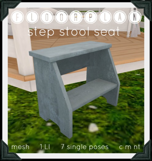 floorplan. step stool seat [ boxed ]