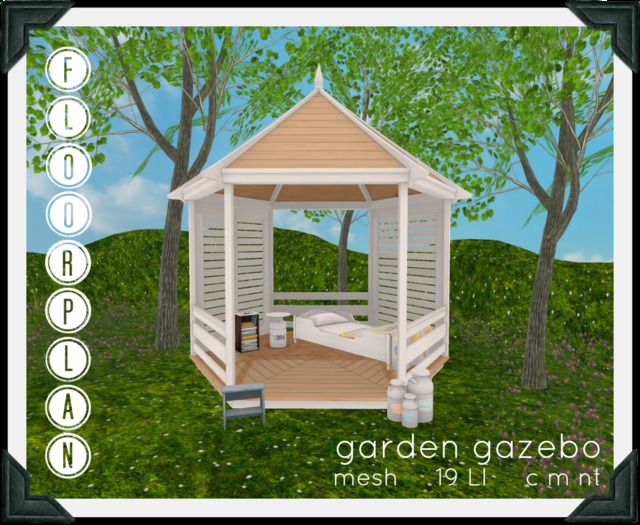 floorplan. garden gazebo [ boxed ]