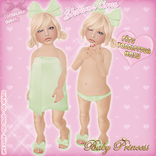 :*BABY*: Shower Time { ToddleeDoo } Green